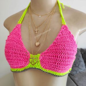 How To Crochet Bikini Tops Designs + Free Video Tutorials