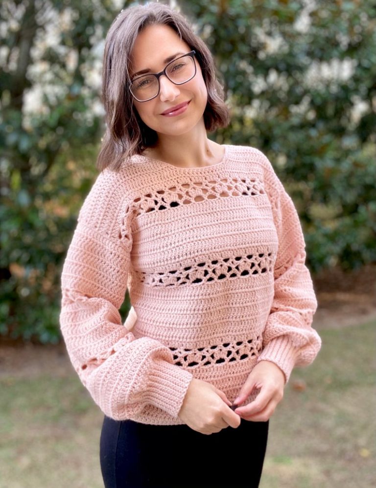 Free Crochet Sweater Pattern To Keep You Cozy In Winter