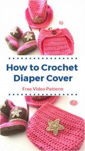 Free Crochet Lace Diaper Cover For Baby Diaper Patterns