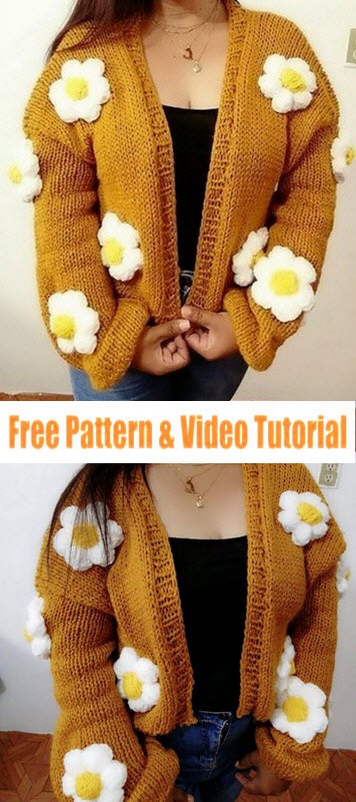 Marigold Crochet Pop Jacket Free Pattern