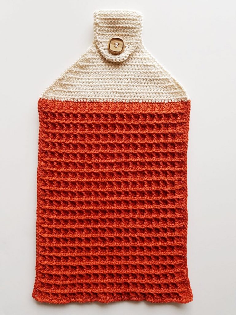Stylish Home Decor Idea Crochet Towel Topper Pattern