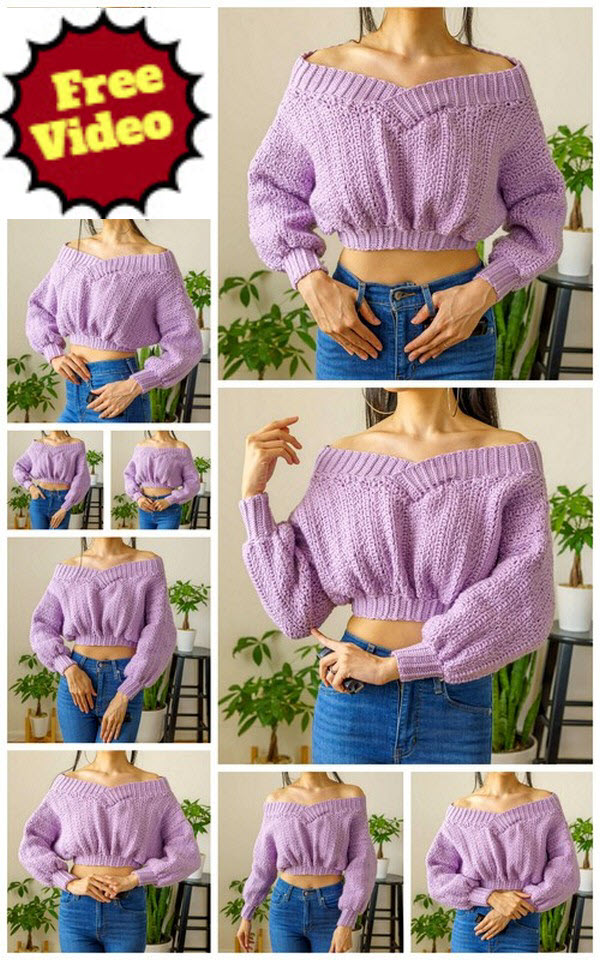 crochet sweater cardigan top patterns