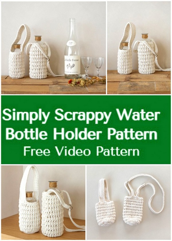 Crochet Water Bottle Holder Covers Patterns