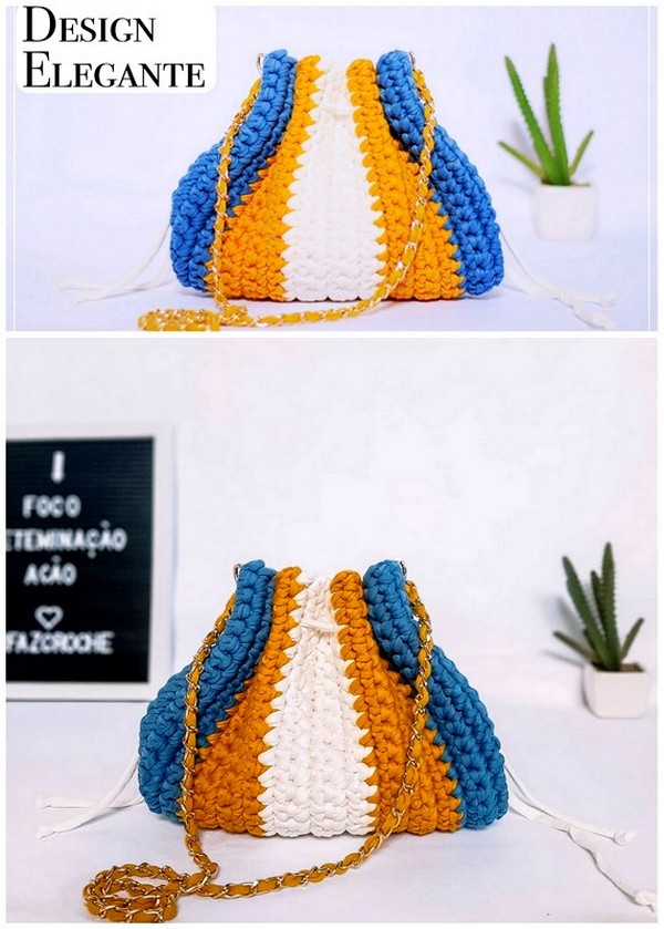 We love making crochet bags