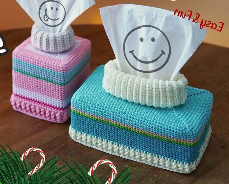 New Ideas of Making Crochet Tissue Covers Patterns