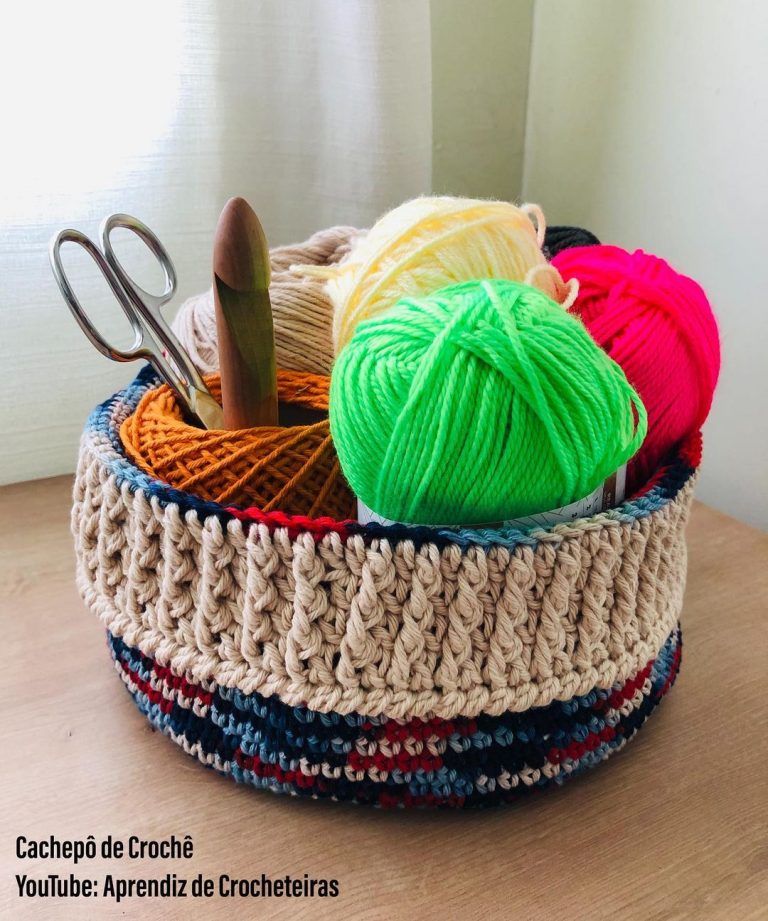 Crochet Basket Pattern is a Great Beginner Friendly Project