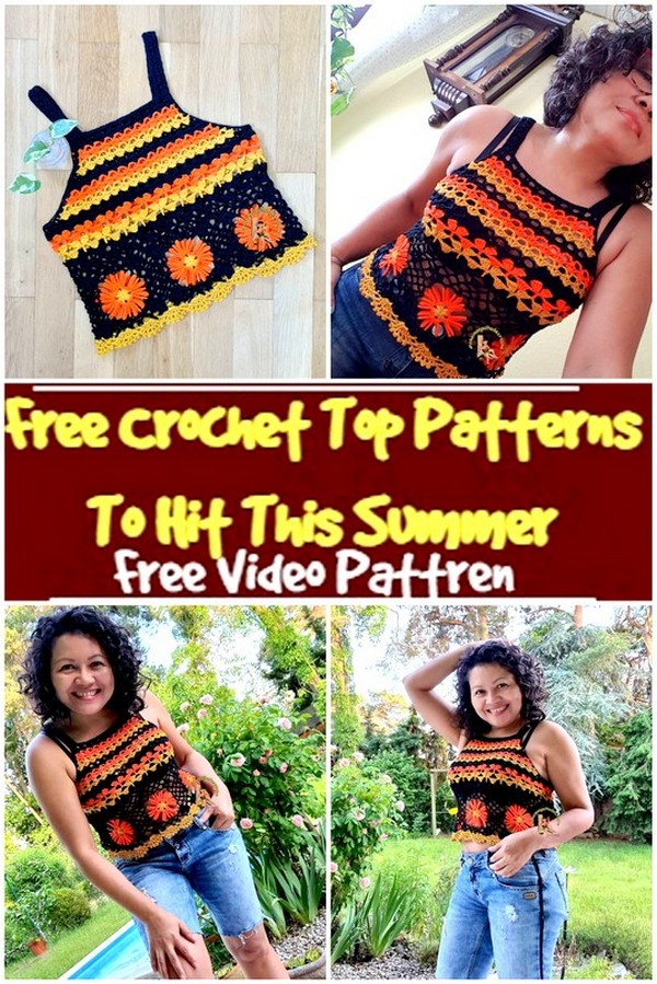 free Tank Tops Crochet Patterns