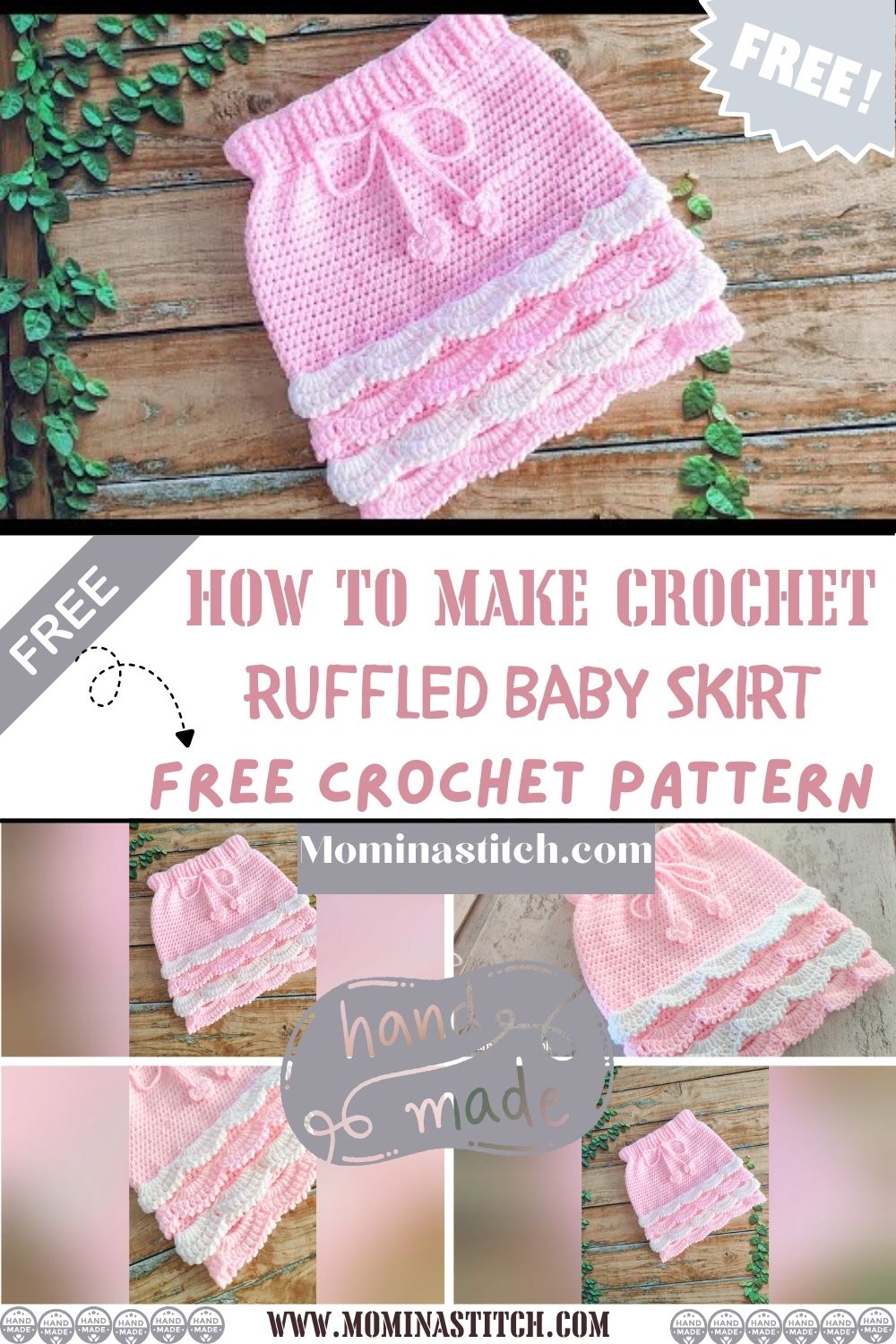 How to Make Crochet Ruffled Baby Skirt Cute Idea