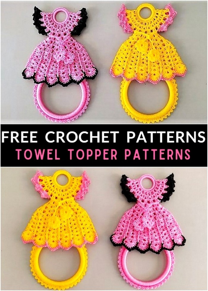crochet towel holder patterns