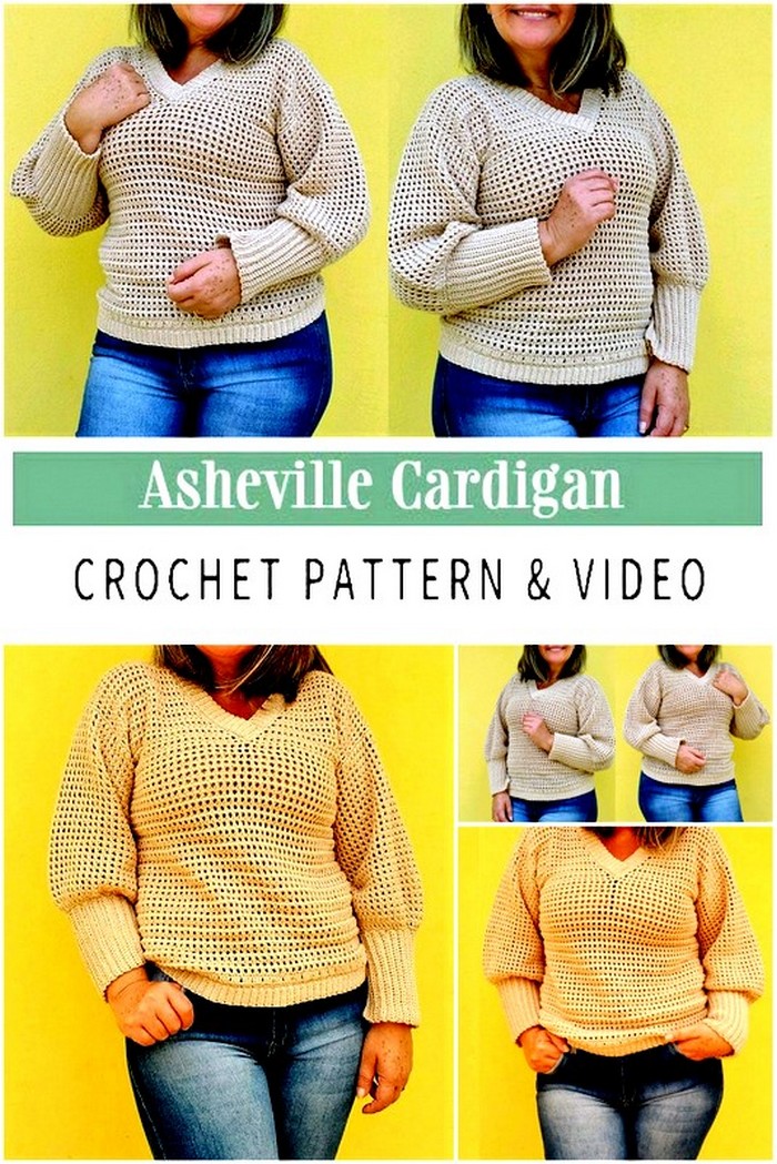 notable Sweater crochet pattern with step pictures