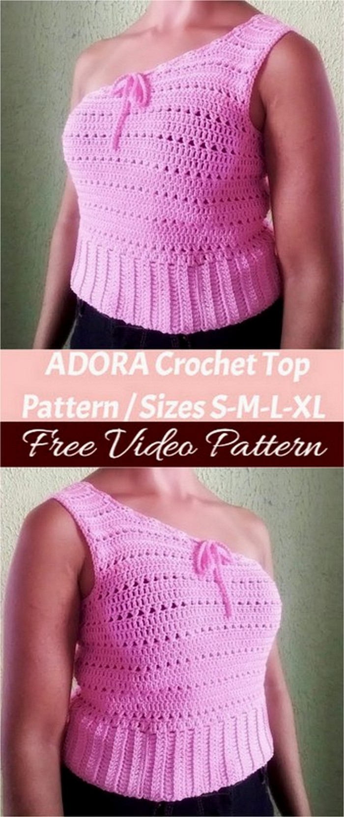 ADORA Crochet Top Pattern Sizes S-M-L-XL