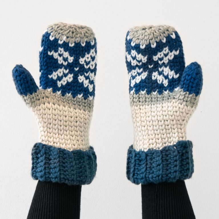 For The Family Mittens & Fingerless Mittens Crochet Pattern