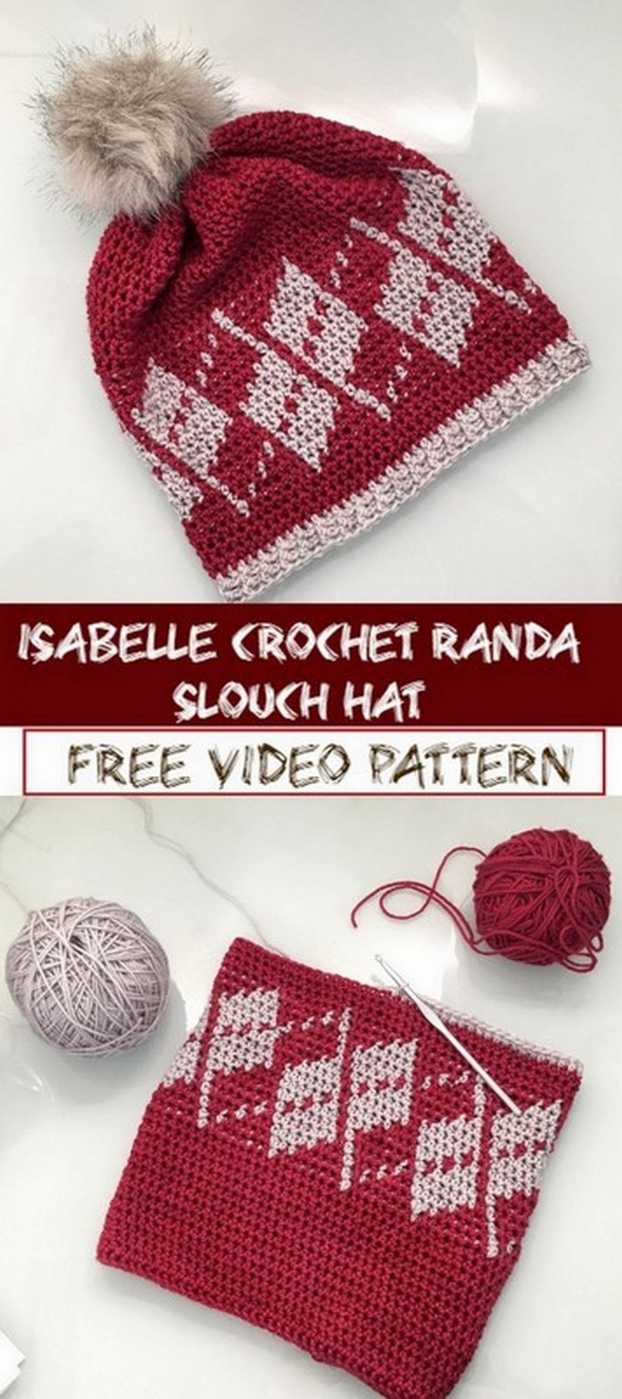 Isabelle Crochet Randa Slouch Hat