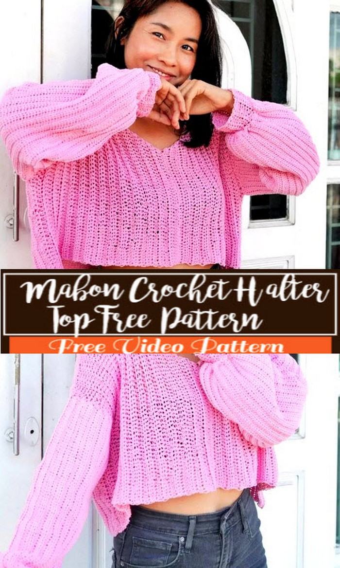 Mabon Crochet Halter Top Free Pattern