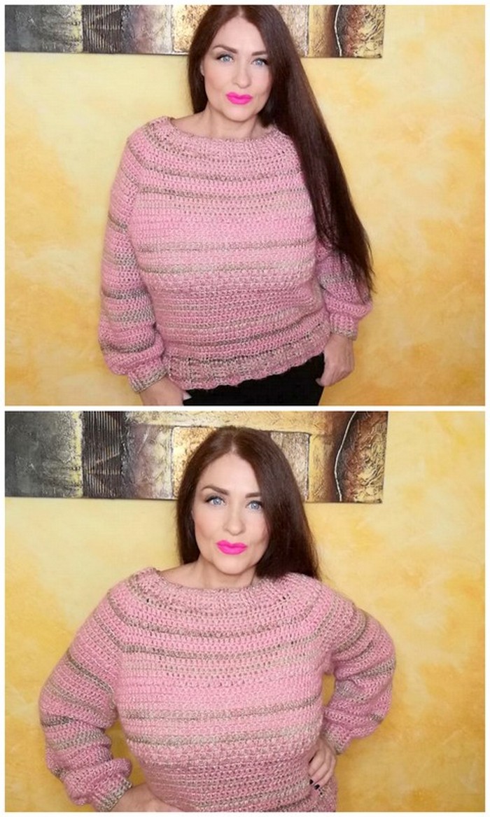 Rebecca Bree Crochet Sweater Free Pattern