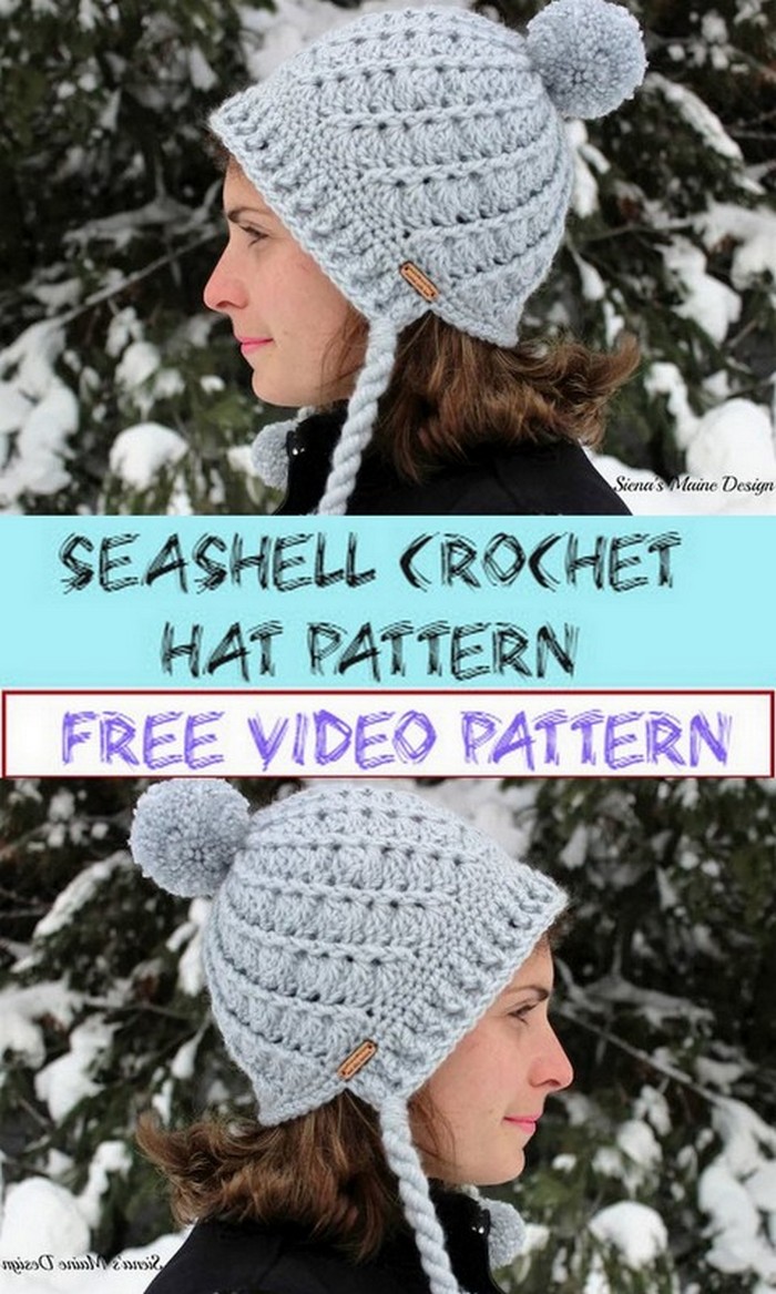 Seashell Crochet Hat Pattern