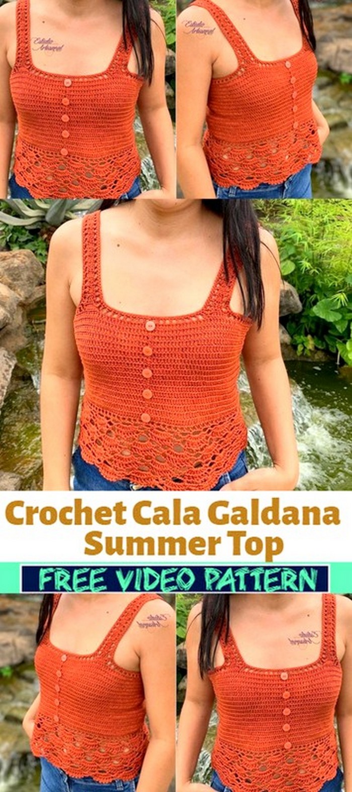 Crochet Cala Galdana Summer Top