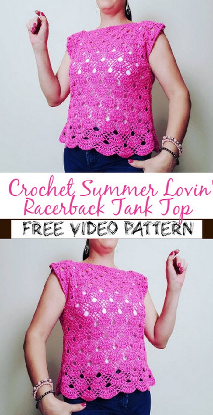 Crochet Summer Lovin' Racerback Tank Top