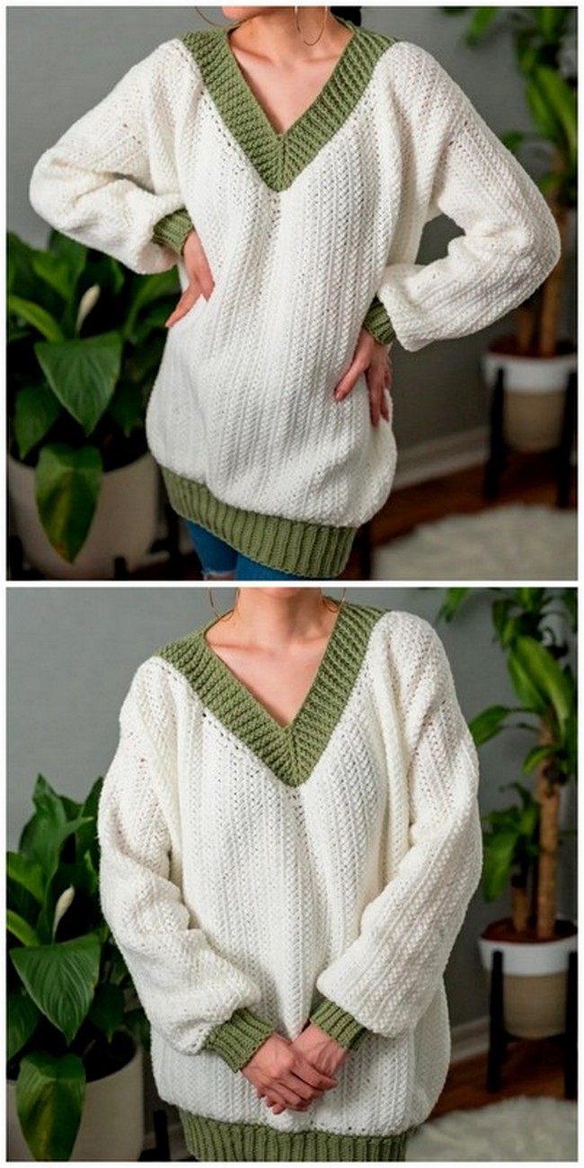 Sweater Helga Free Crochet Pattern