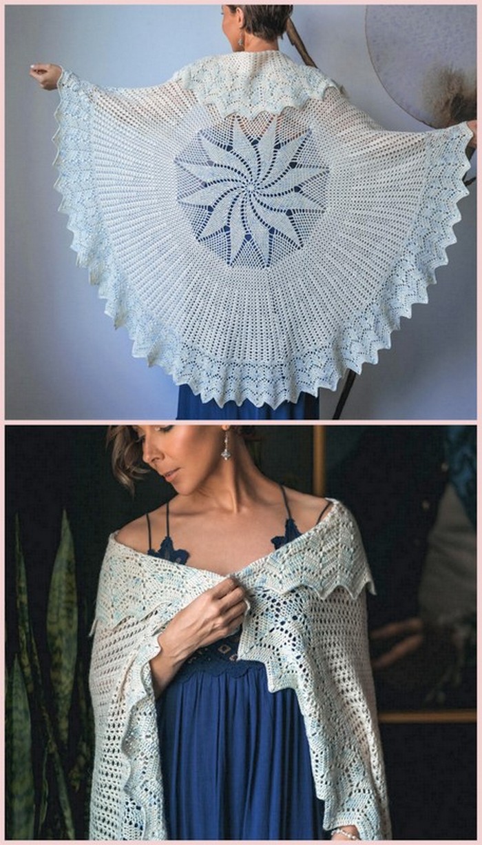 Splendid Crochet Patterns for Shawl and Scarf Winter Collection