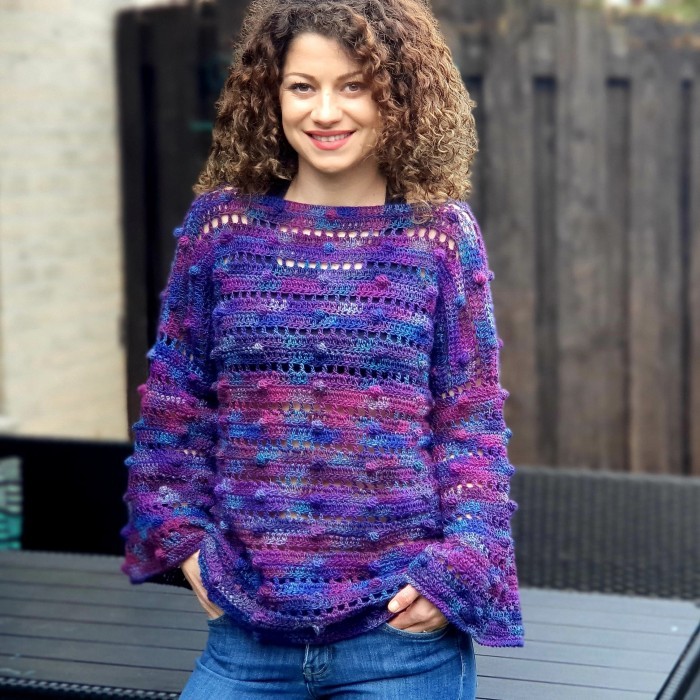 Crochet Grape Squish Sweater Ideas