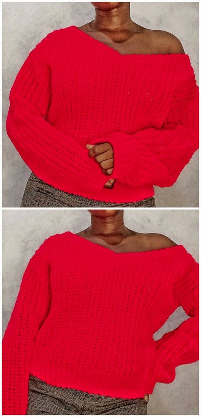 Latest Design Crochet V neck women sweater pattern