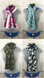 How to Crochet Winter Fluffy Scarves