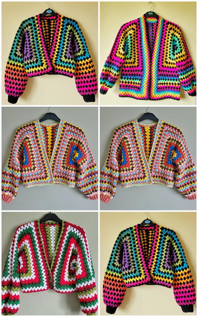How To Crochet A Granny Hexagon Surprise Cardigan & Sweater
