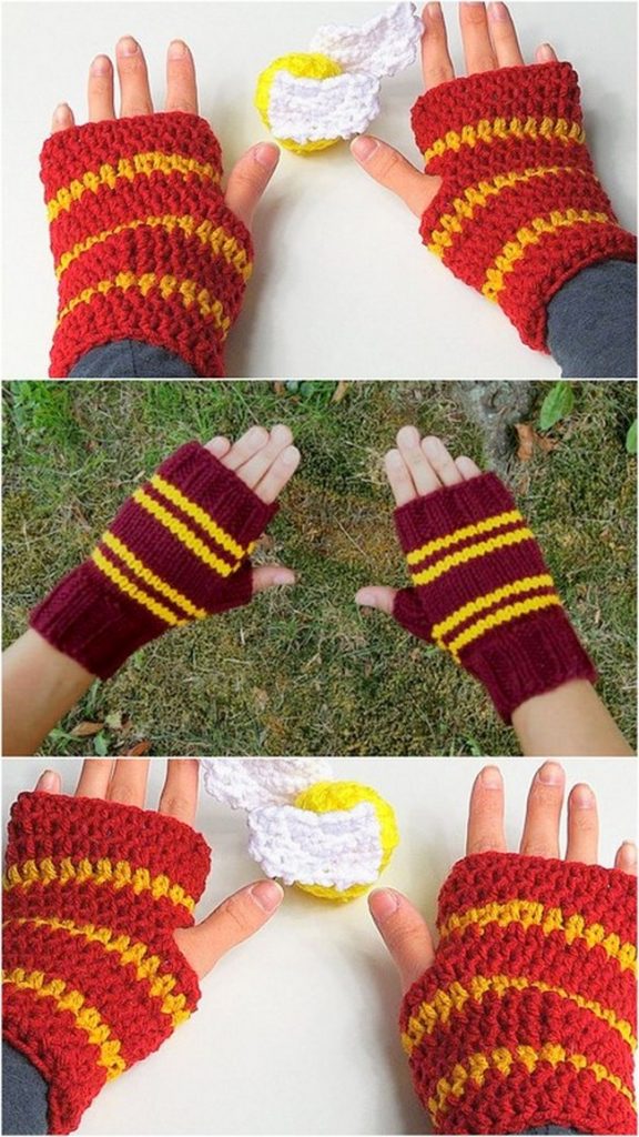 Crochet Winter Fingerless Gloves Gift Ideas
