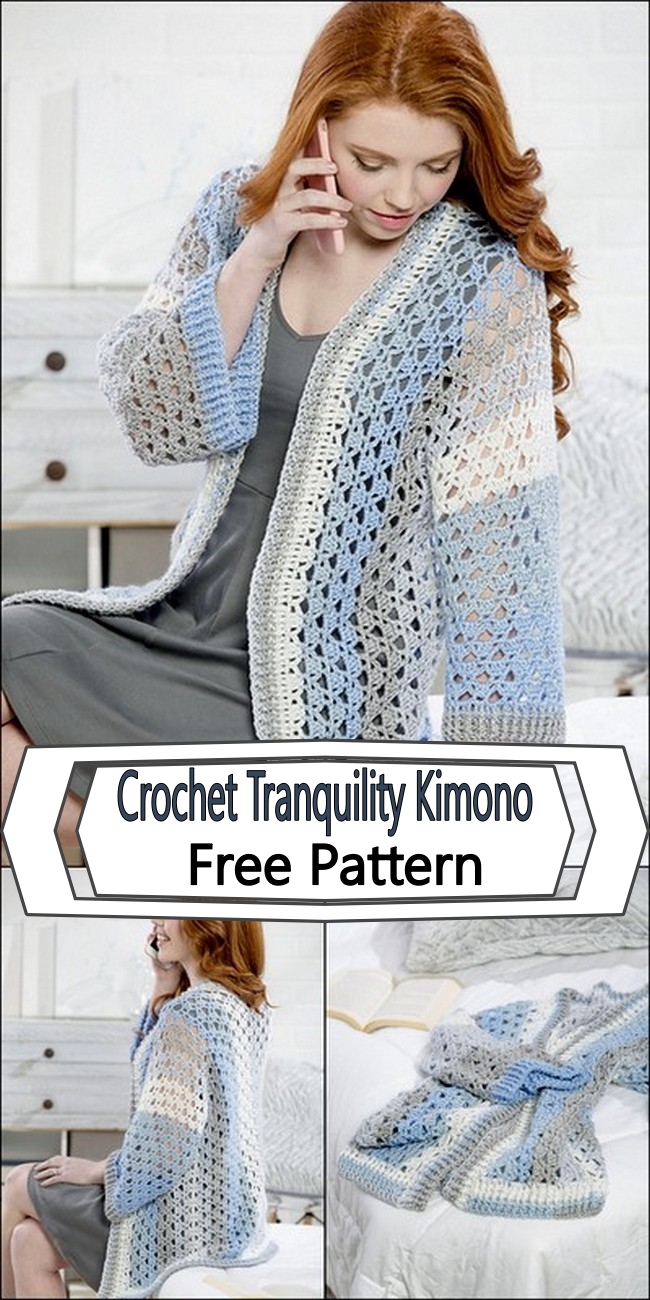 Crochet Tranquility Kimono Free Pattern