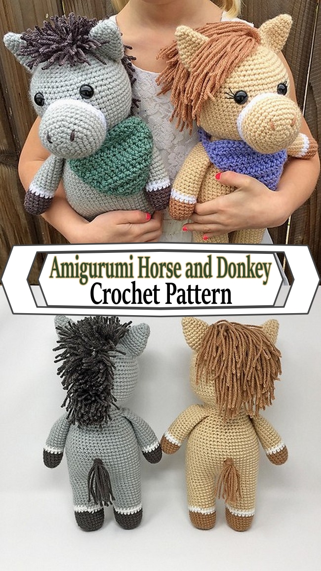 Amigurumi Horse and Donkey Crochet Pattern