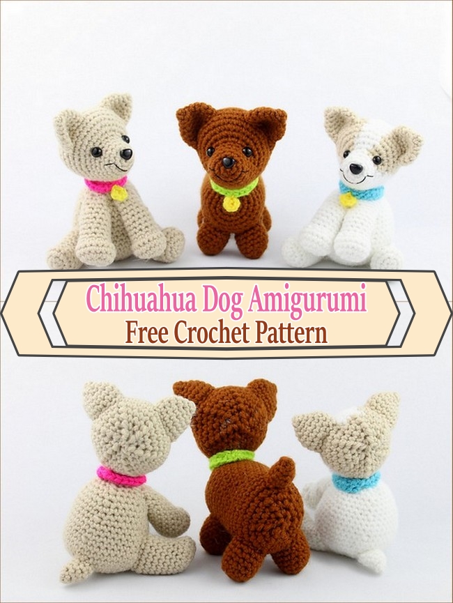 Chihuahua Dog Amigurumi Free Crochet Pattern
