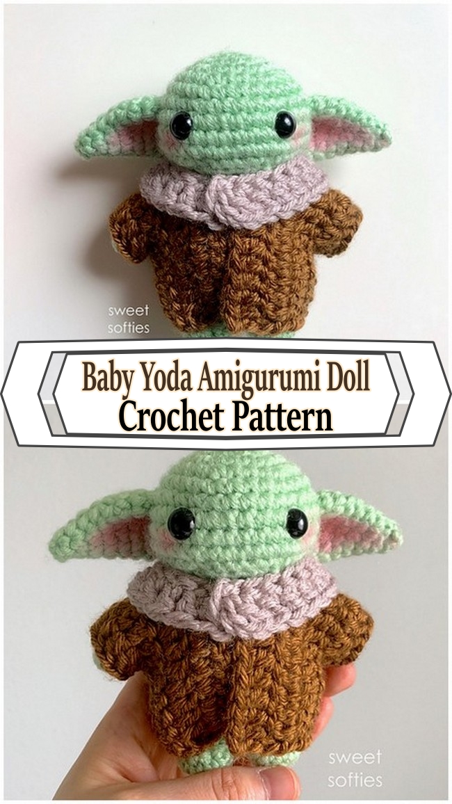 Baby Yoda Amigurumi Doll Crochet Pattern