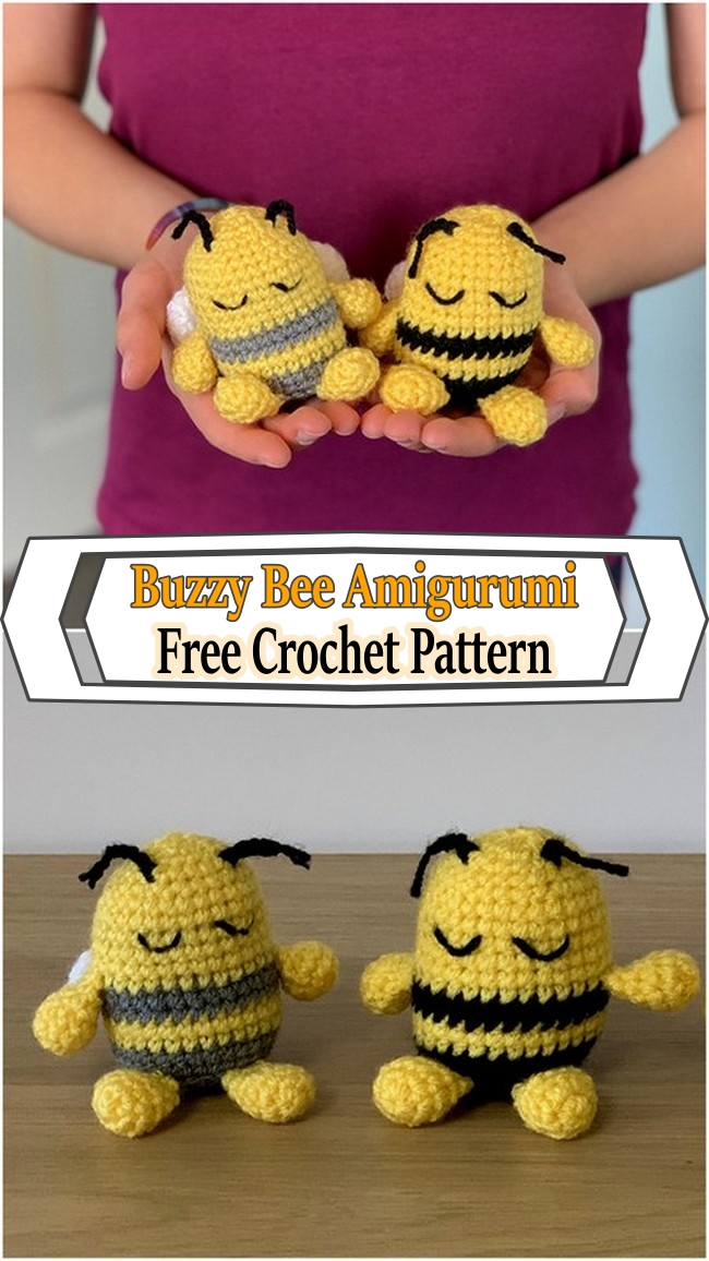 Buzzy Bee Amigurumi Free Crochet Pattern