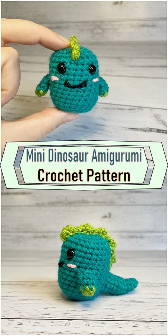 Crochet Mini Dinosaur Amigurumi