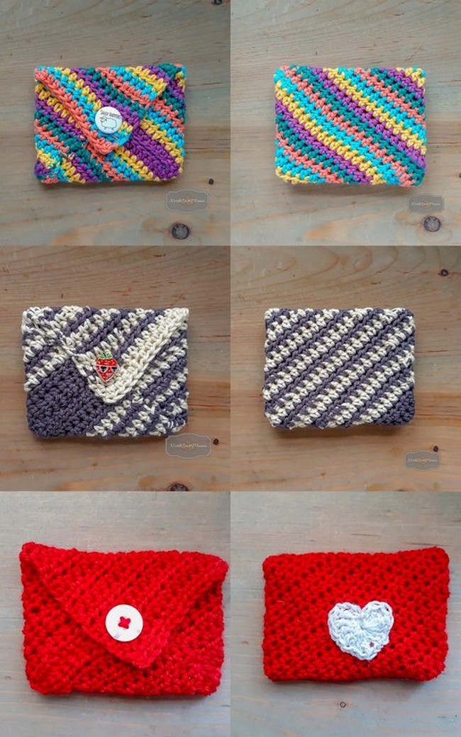 Quick and Easy Heart Crochet Envelope