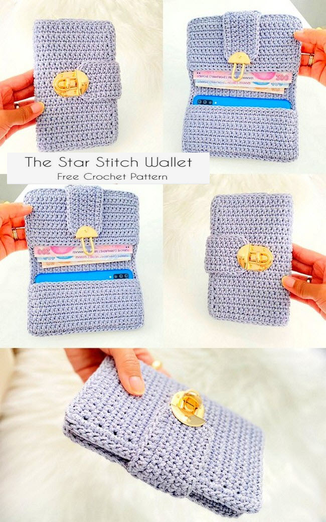 Step by Step Beautiful Easy crochet wallet