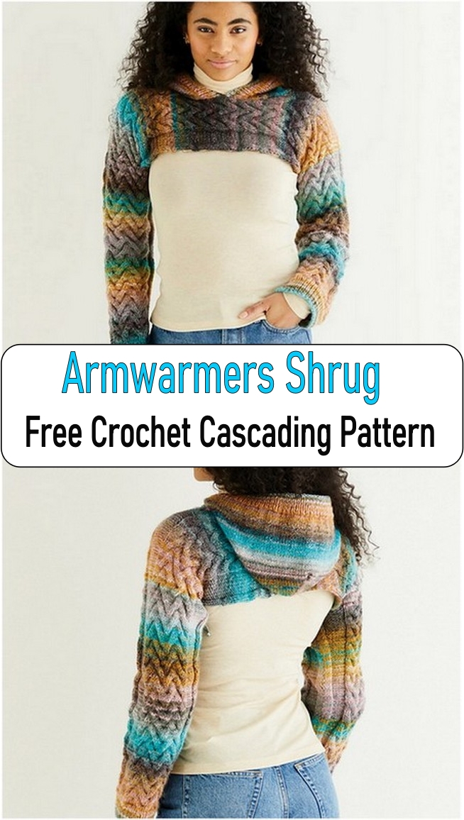 Armwarmers Free Crochet Cascading Pattern