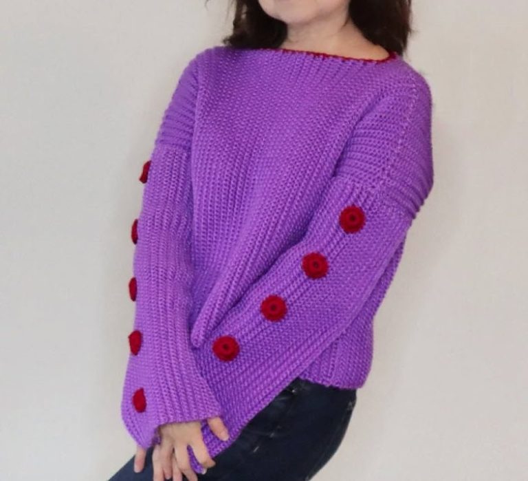 Crochet Ribbed Sweater Pattern for Beginners