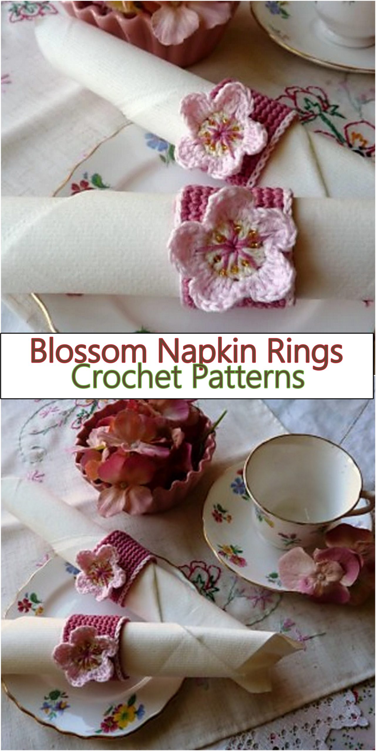 Blossom Napkin Rings