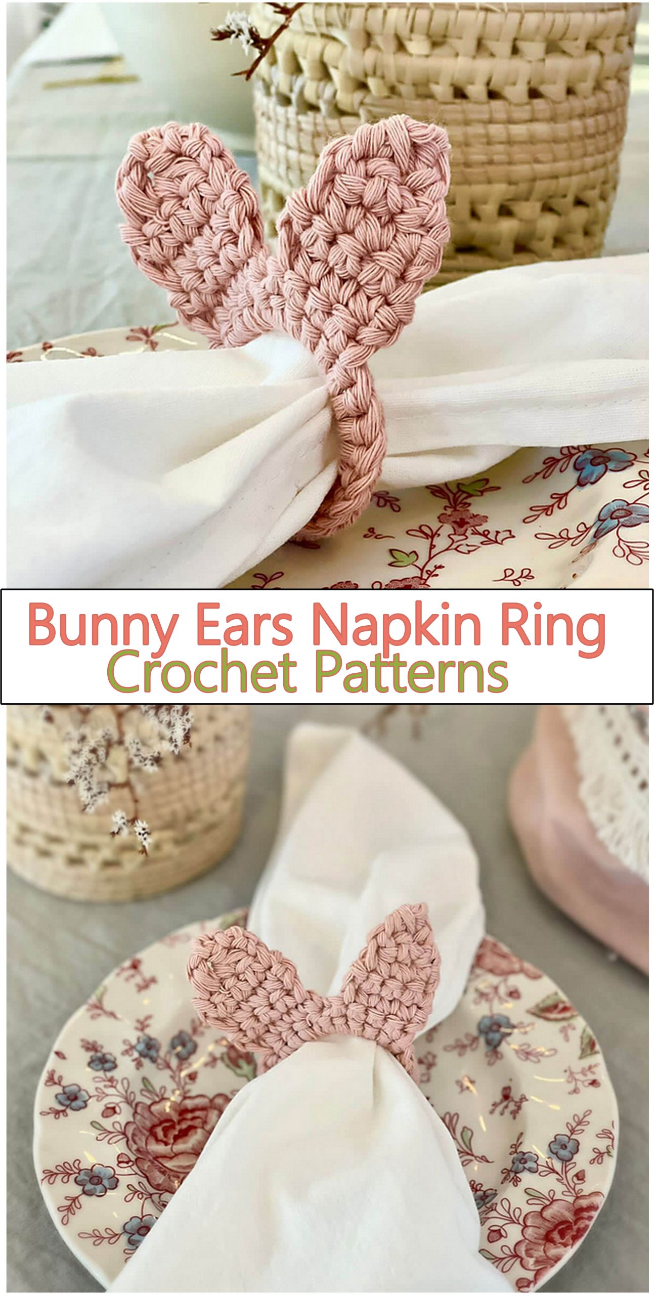 Bunny Ears Napkin Ring