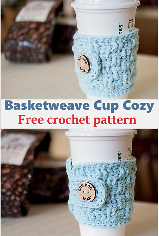 Basketweave Cup Cozy