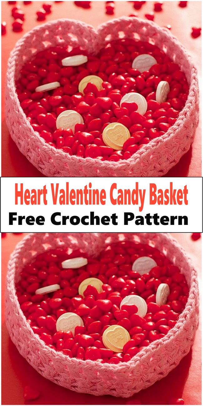 Heart Valentine Candy Basket