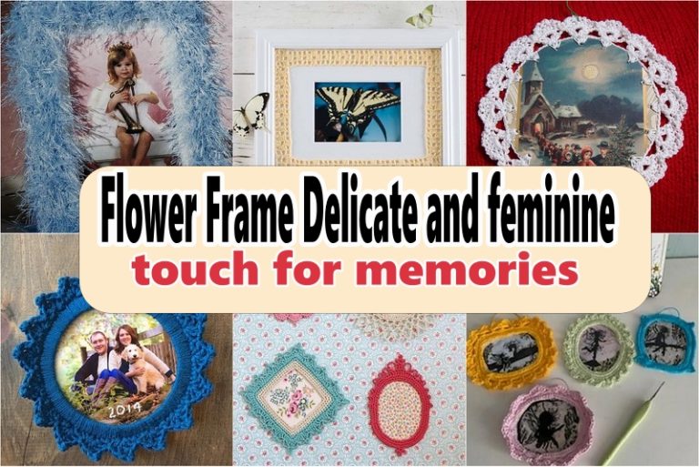 Flower Frame Delicate and feminine touch for memories
