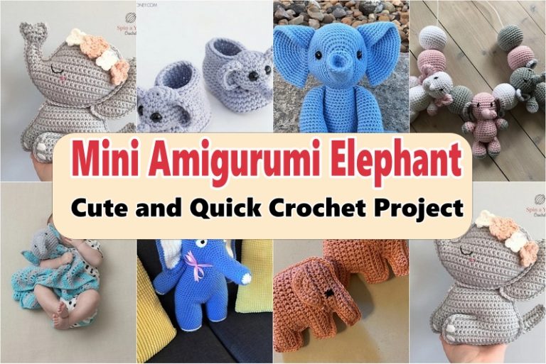 Mini Amigurumi Elephant Cute and Quick Crochet Project