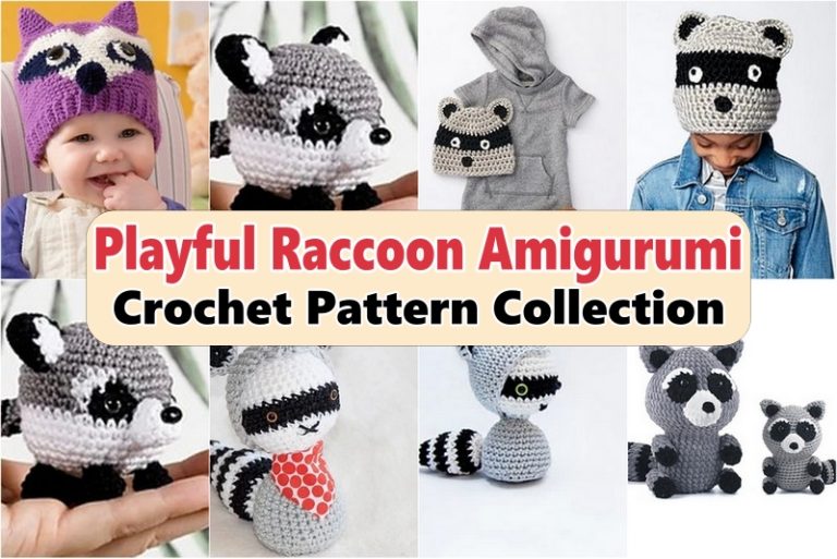Playful Raccoon Amigurumi Crochet Pattern Collection