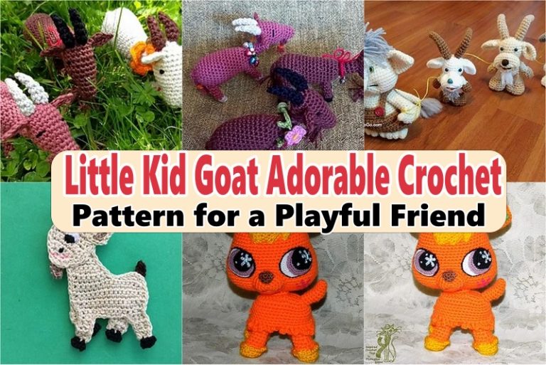 Little Kid Goat Adorable Crochet Pattern for a Playful Friend