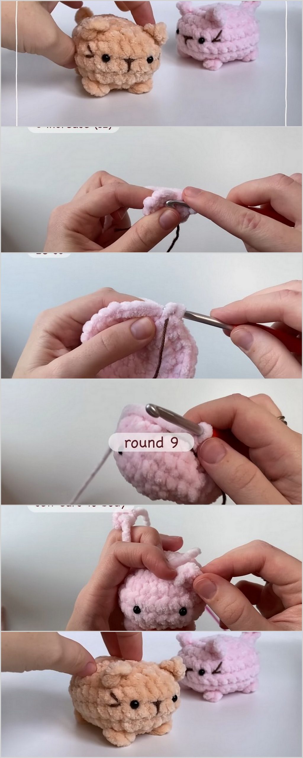 How to crochet a CUTE CAT 