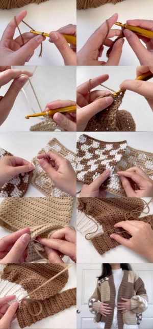 Crafting Elegance: Exploring Crochet Patchwork Cardigan Patterns