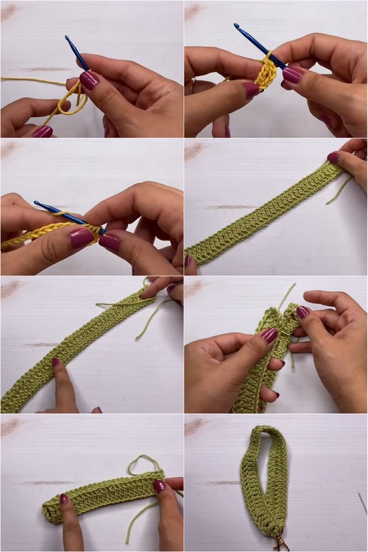 "Vibrant Crochet Lanyard Designs" 